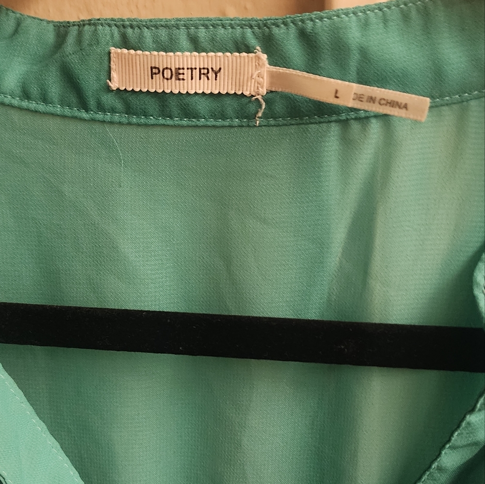 Seagreen Sheer Top - image 2